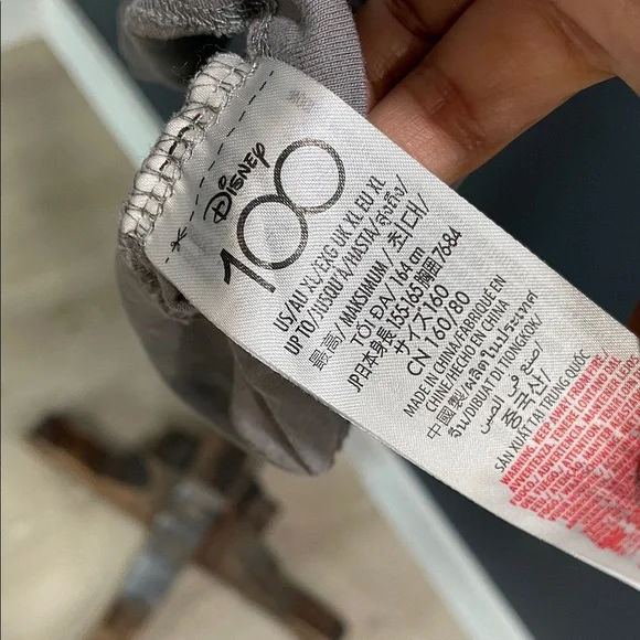 Disney Kids Gray T-Shirt with Mickey and Friends - Picture 6 of 6